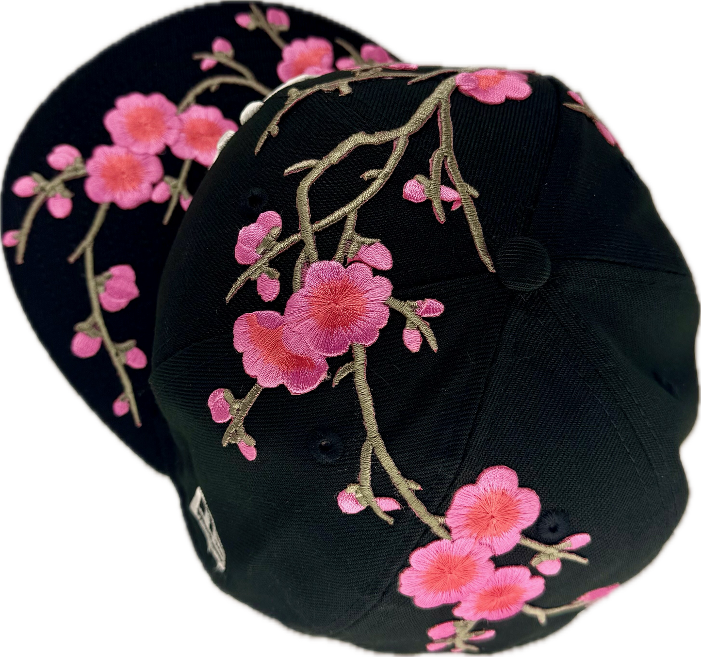 Forever Bloom Cherry Blossom Black Hat