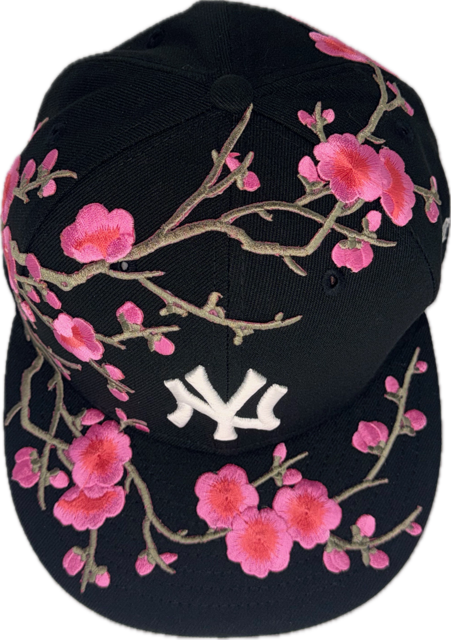 Forever Bloom Cherry Blossom Black Hat