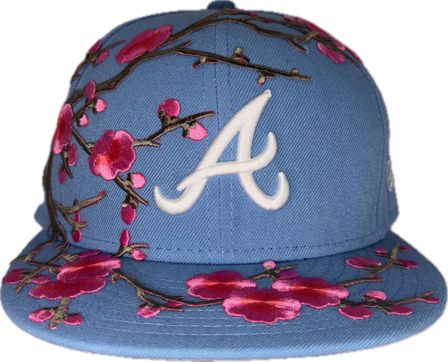 Forever Bloom Cherry Blossom Sky Blue Hat