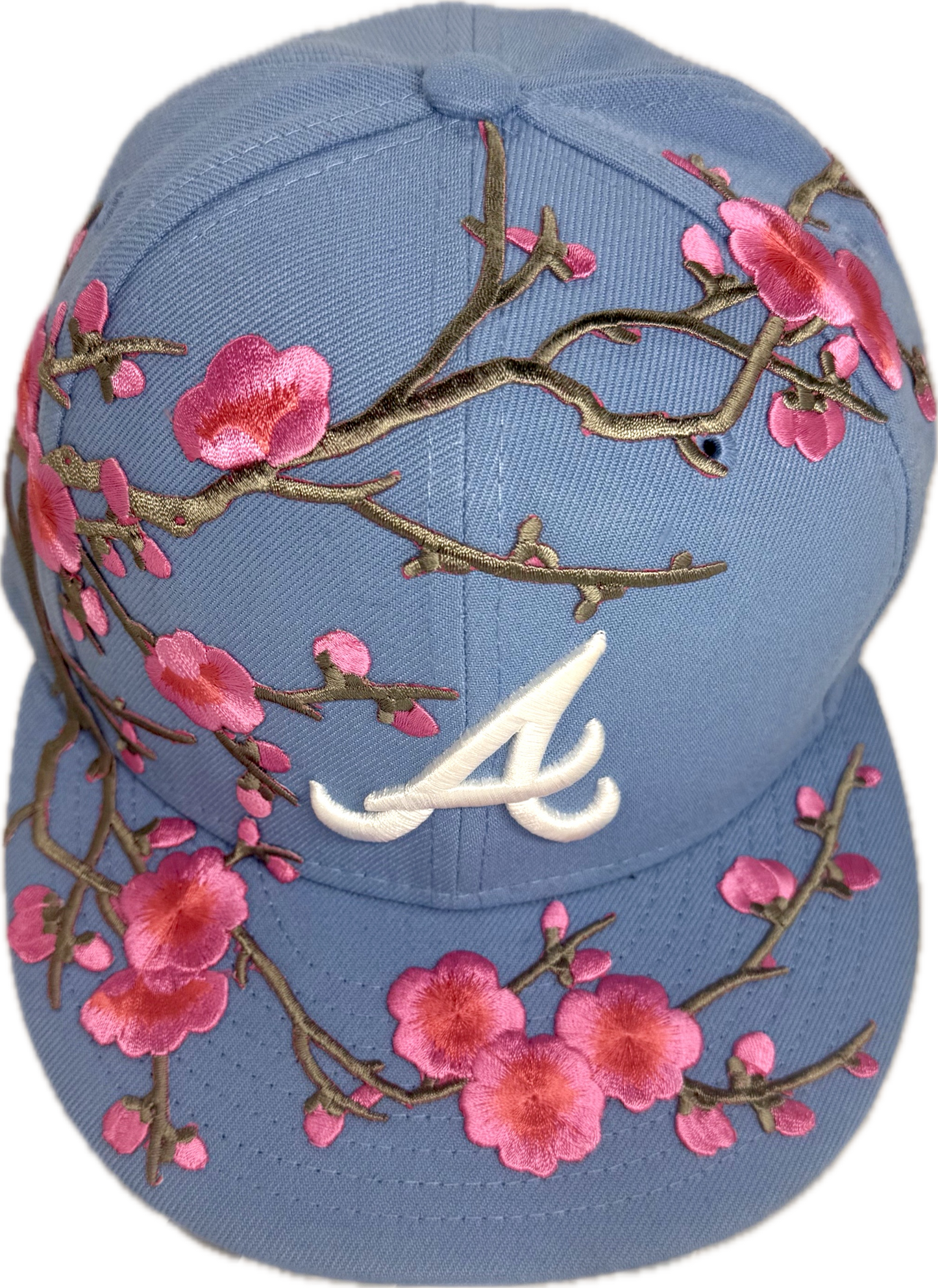 Forever Bloom Cherry Blossom Sky Blue Hat