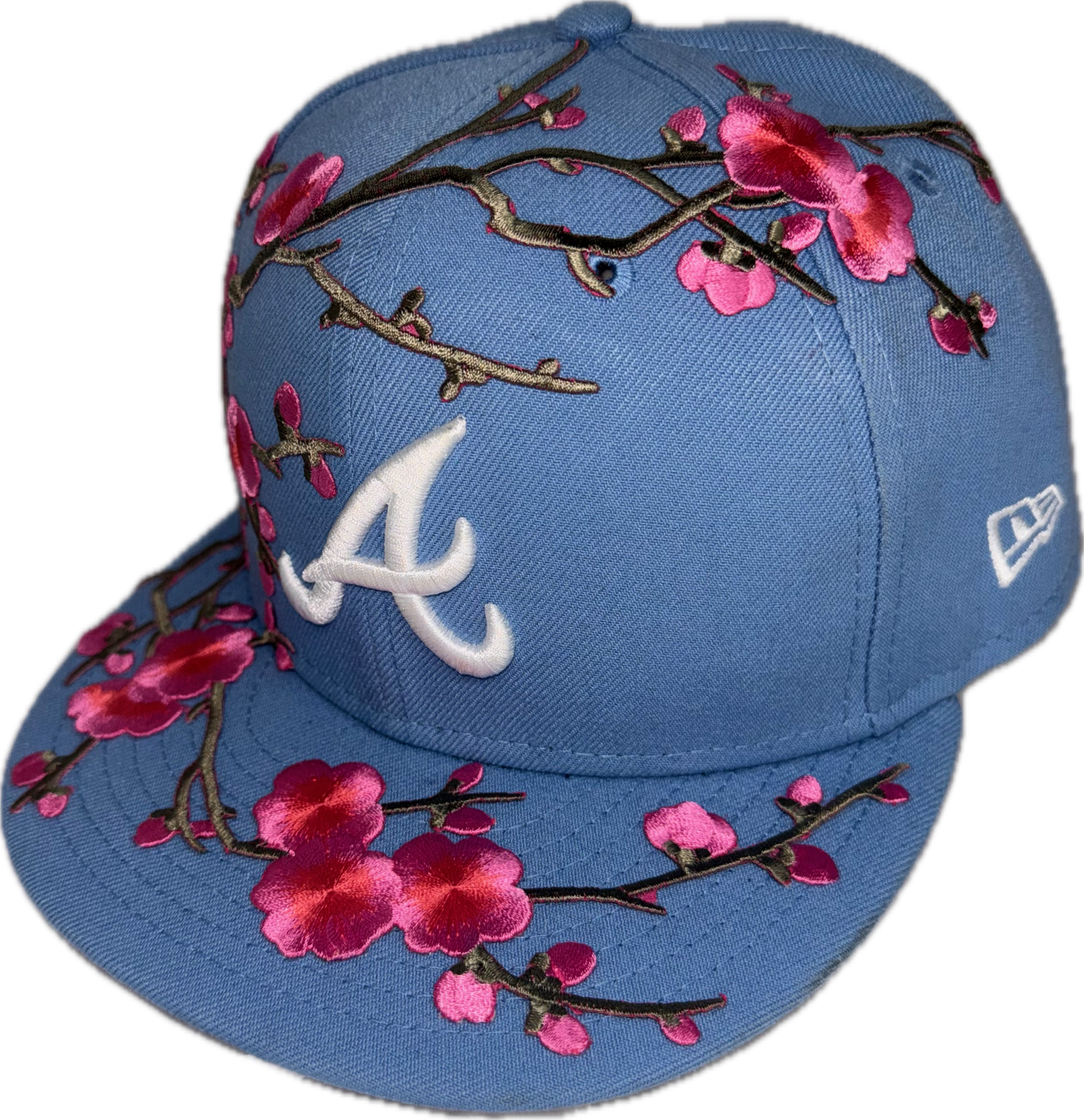 Forever Bloom Cherry Blossom Sky Blue Hat
