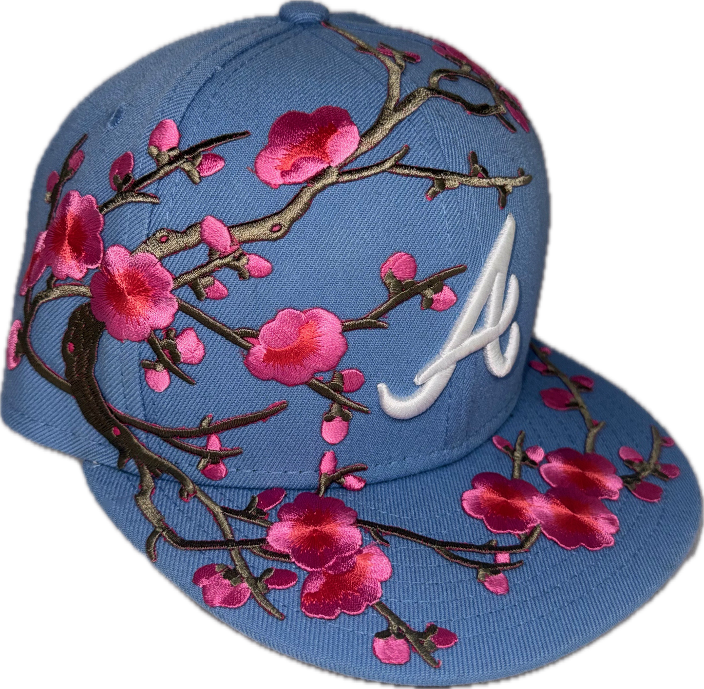 Forever Bloom Cherry Blossom Sky Blue Hat